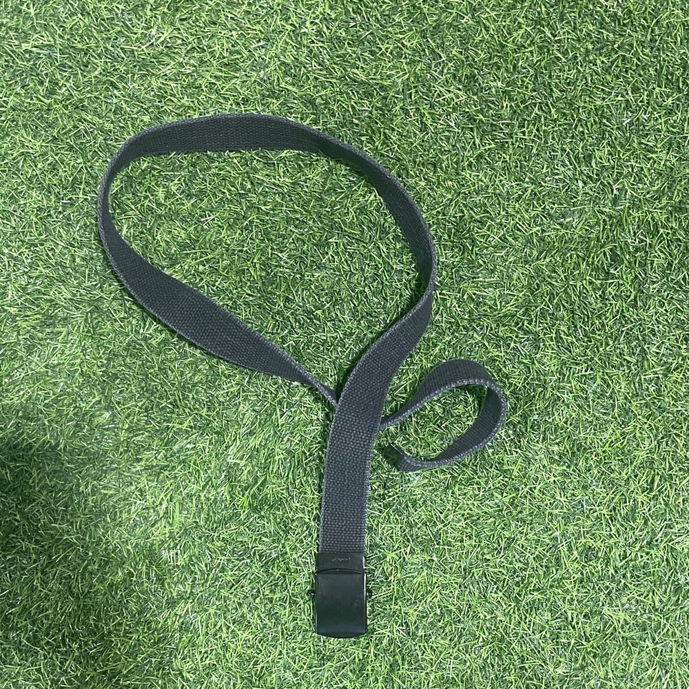 Black Canvas Belt